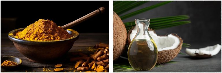 turmeric and coconut oil