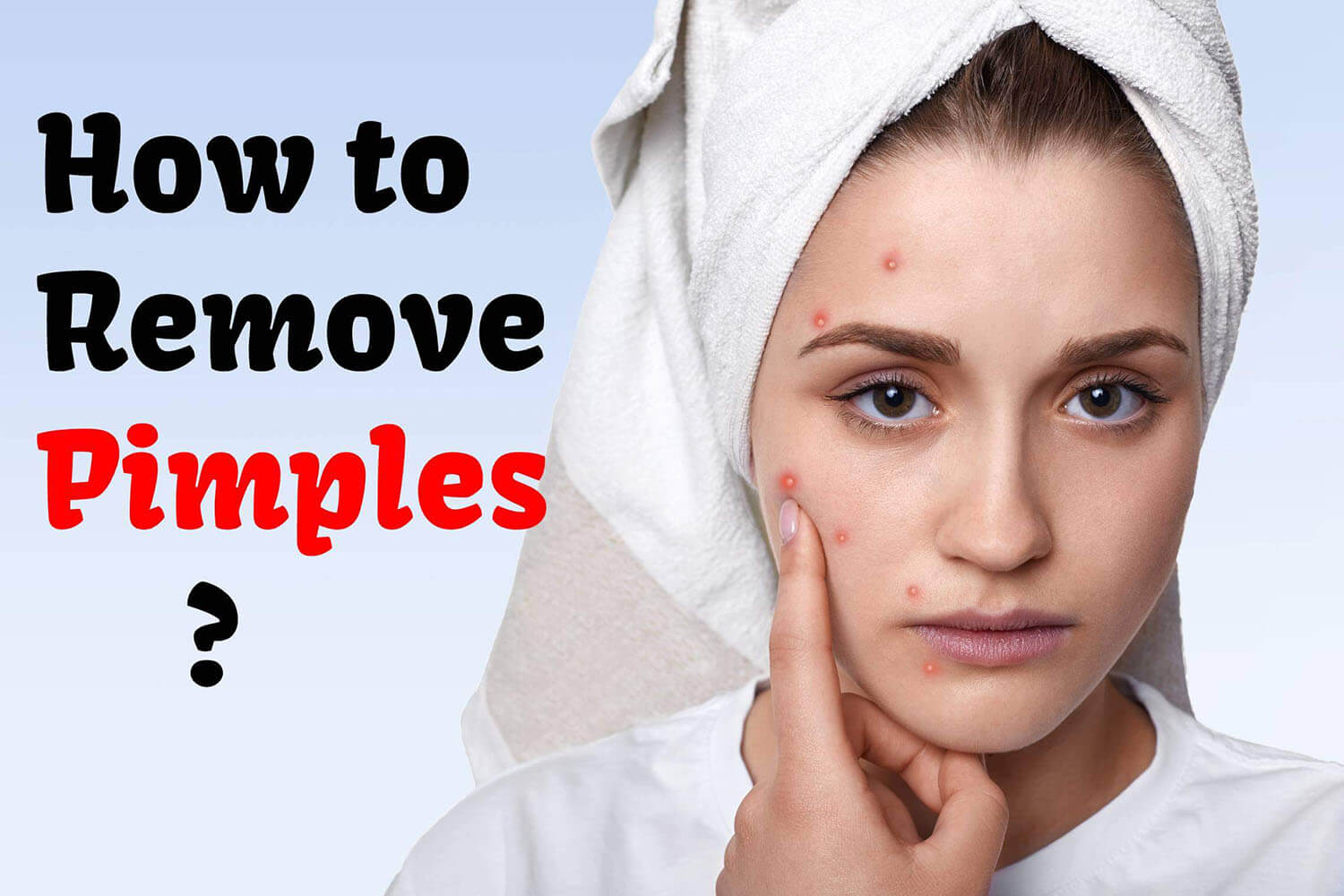 How to remove pimples